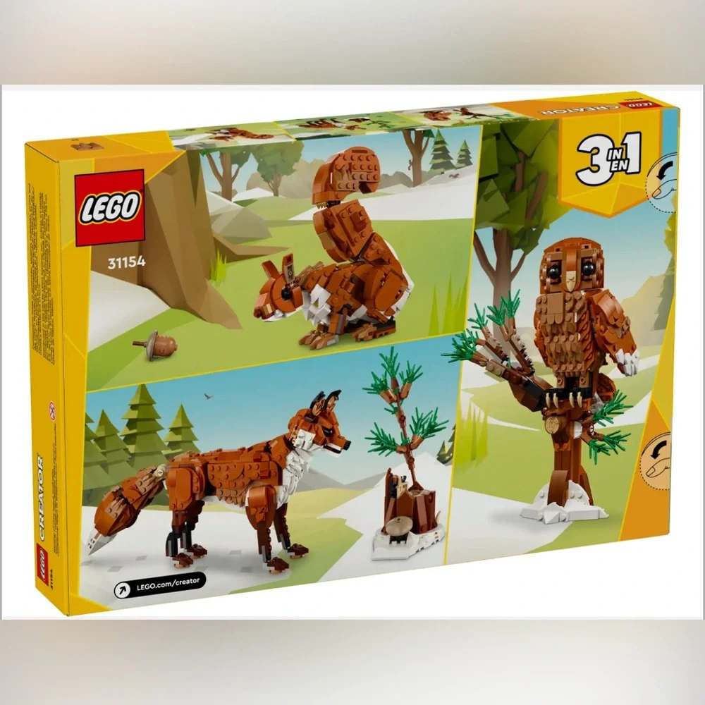 LEGO Creator Forest Animals: Red Fox 31154 NEW in Sealed Box